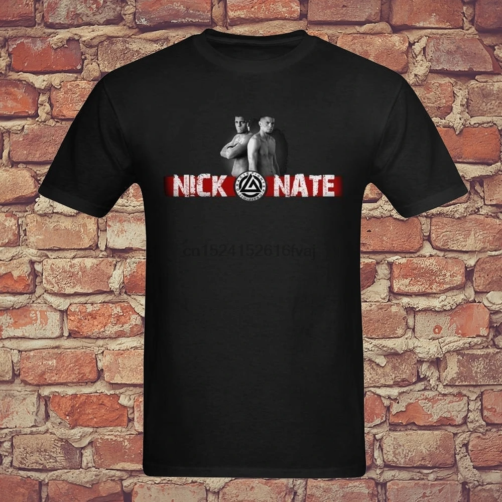 

Summer Fashion Casual Men T Shirts Don't Be Scared Homie Nick And Nate Diaz Art Simple Graphic Design Shirt Cotton Clothes Fancy