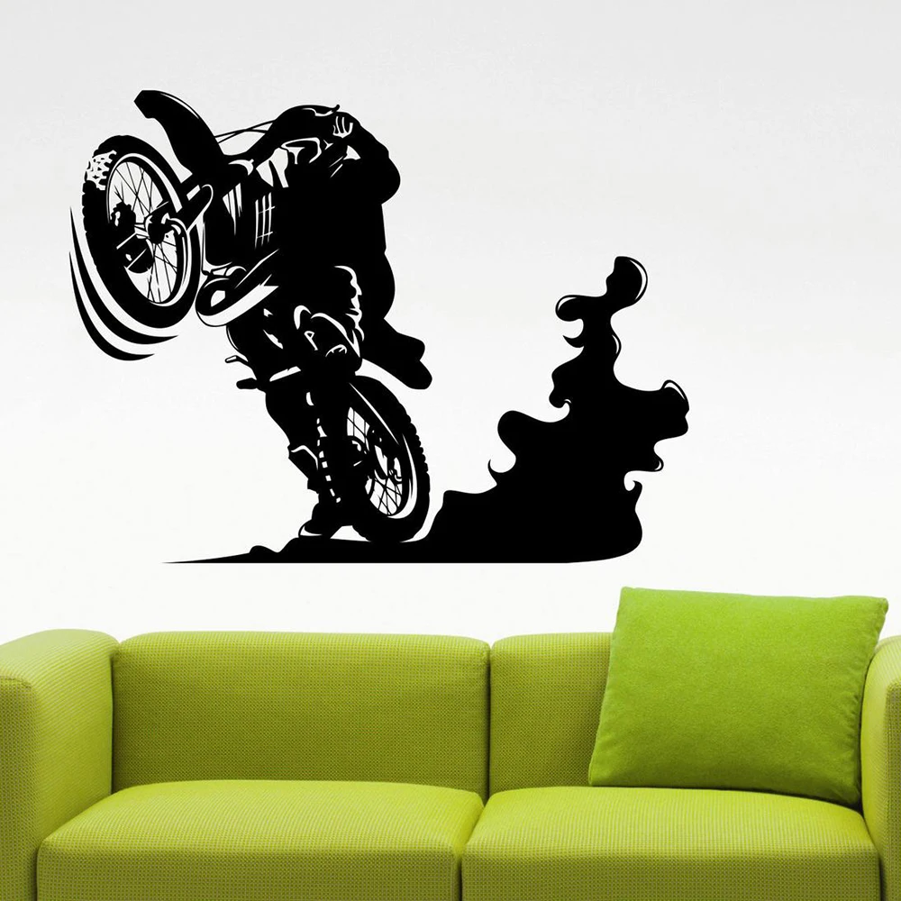 Freestyle Motocross Wall Decal Extreme Sports Wall Sticker Home