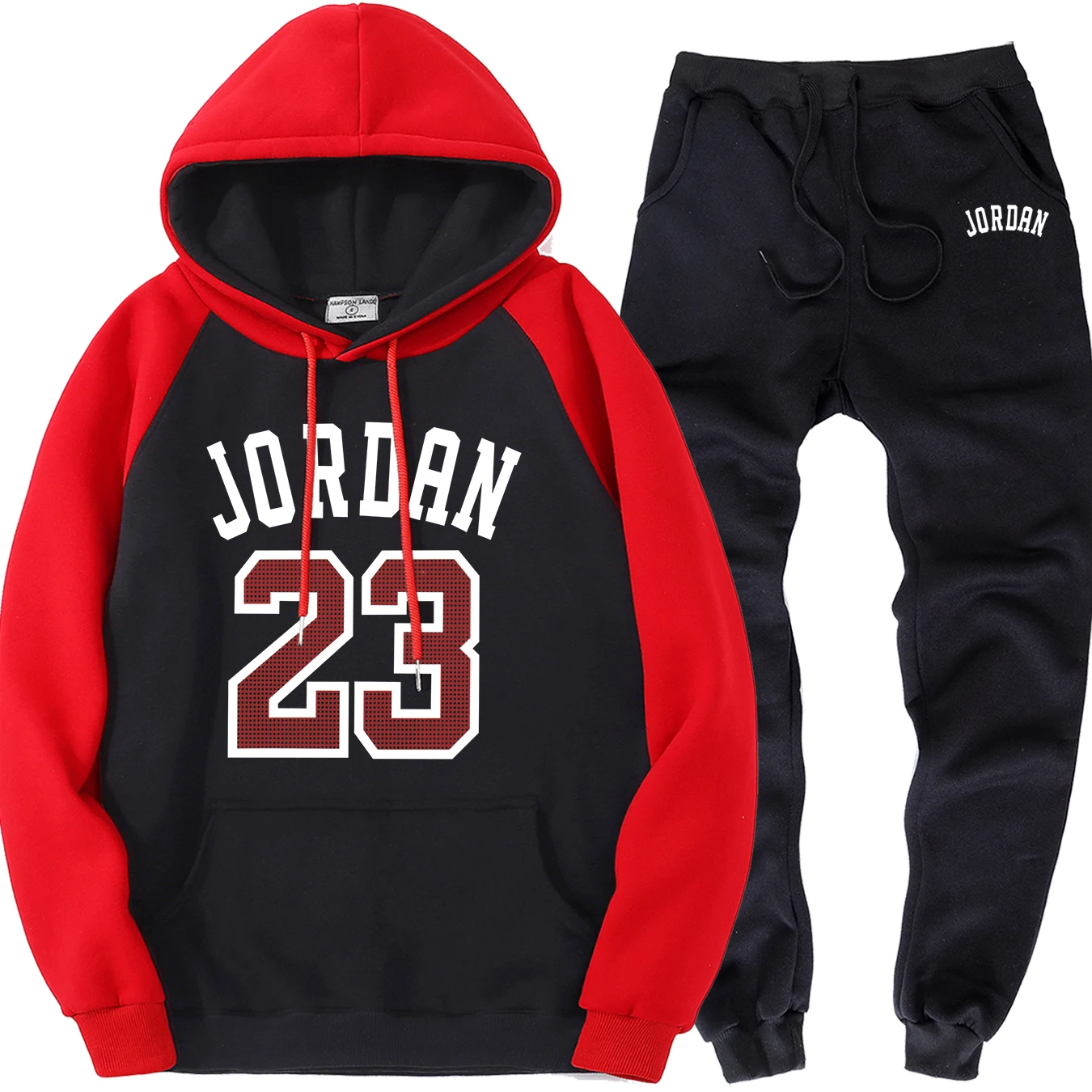 Jordan 23 мужские спортивные костюмы осень зима теплая одежда мотоцикл уличная мужские спортивные толстовки+ Тренировочные Брюки комплекты из двух предметов
