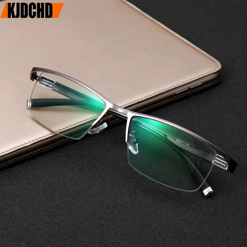 

Titanium Alloy Computer Glasses Anti Blue Light Blocking Filter Reduces Digital Eye Strain Clear Regular Gaming Goggles Eyewear