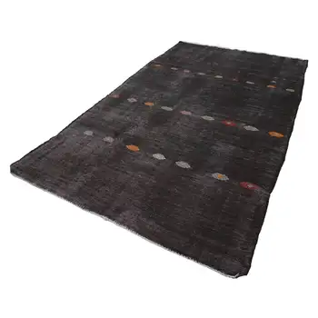 

186x318 Cm Brown Handmade Vintage Turkish Kilim Rug-6x10 Ft