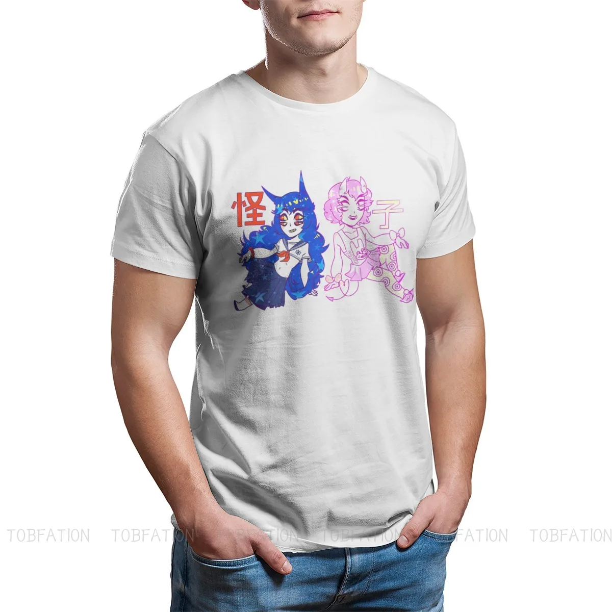 

Japanese Youkai Supernatural Monsters Oni Tengu for Brokai Oversized Harajuku Crewneck Cotton Streetwear 2020 T-shirt