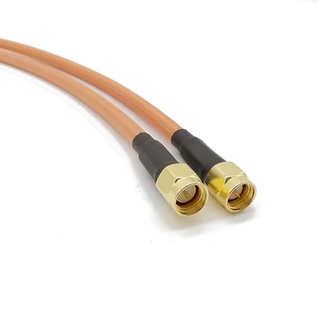 

SMA RF Wire Connector SMA Plug to SMA Male Straight Assembly Extension Coaxial Cable RG400 Double Shielded for Wireless Antenna