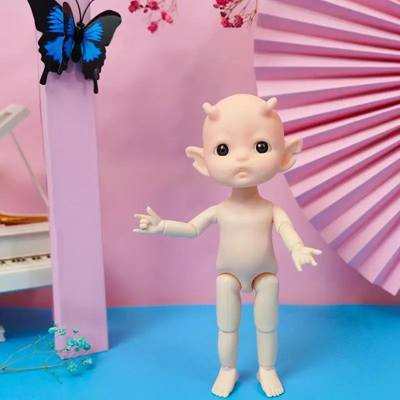 1/8 BJD Joints Doll with Smile 16cm Heigh Elf Not Include Clothes or 7 Pair/set Gesture Kids Toys Ball Jointed | Игрушки и хобби