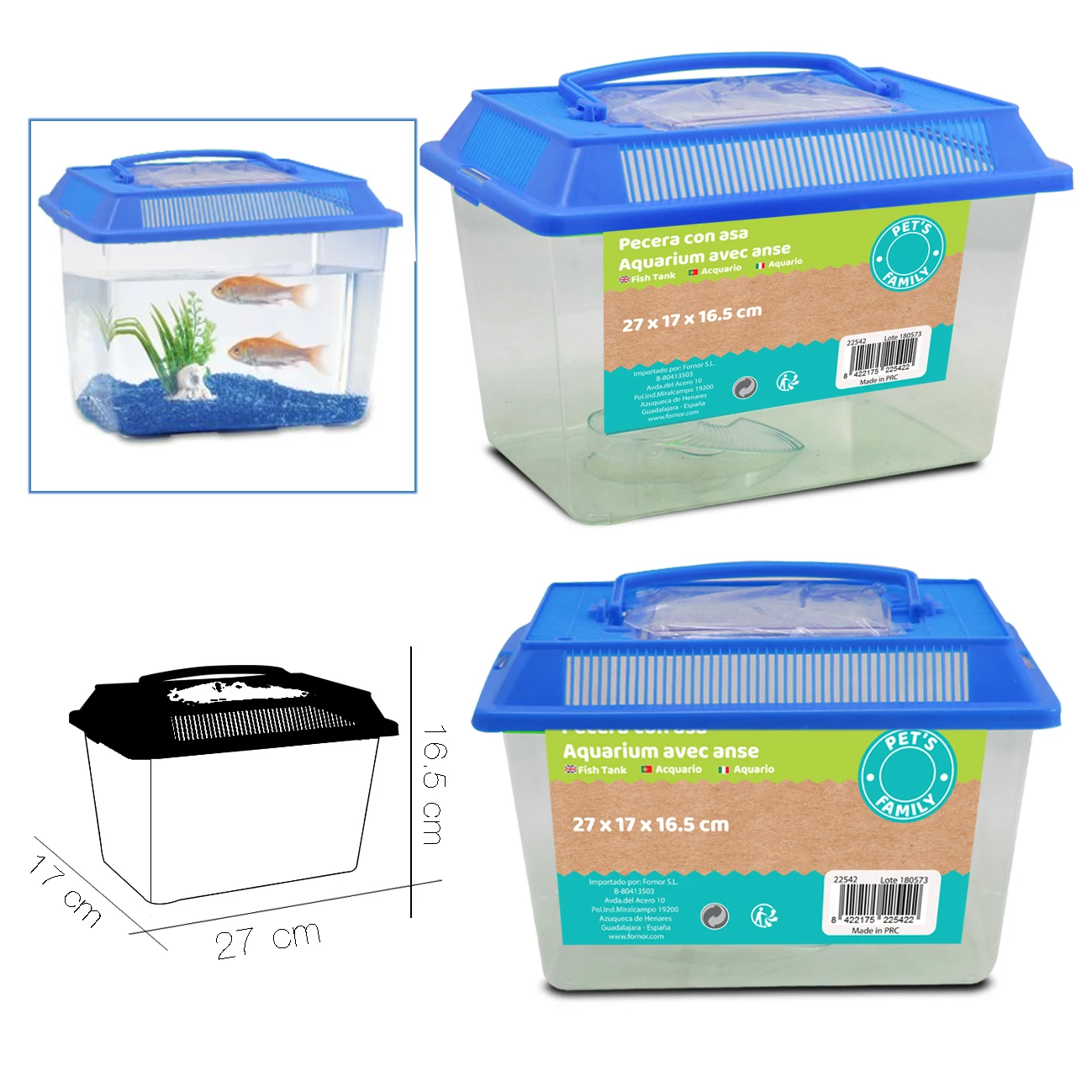 Plastic Fish Tank C/ASA 27x17x16.5 cmAquariums & Tanks AliExpress