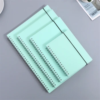 

A6/A5/B5/A4 PP Spiral Notebook Travel Diary Weekly Binder Notepad Lattice Grid Planner 2021 Organizer Stationery School Supplies
