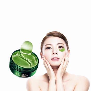 

60Pcs Snail Essence Anti Wrinkle Eye Mask Seaweed Moisturizing Soothing Tired Pad Eye Bags Canthus Wrinkles Fat Granule Remover