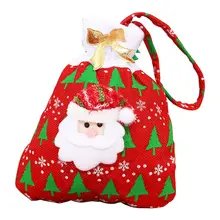 Рождественская сумка для хранения конфет с ручкой, вечерние подарки, рождественские украшения 517D