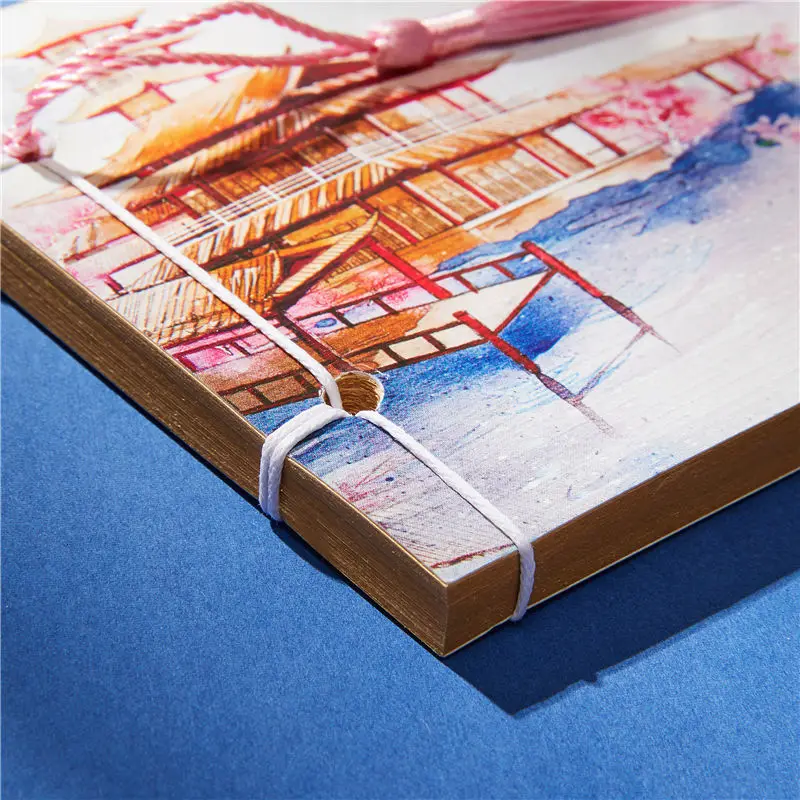 Bullet Journal записная книжка еженедельник канцелярский магазин школьный китайский стиль с кисточками ретро Блокнот ручной работы 016007