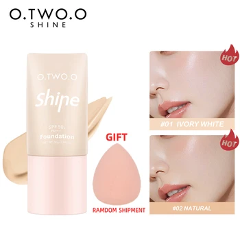 O.TWO.O Face Liquid Foundation Cream Full Coverage Concealer Lightweight Easy to Wear Makeup Foundation Cosmetics for Women 1