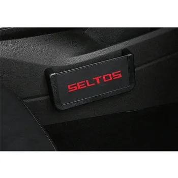 

Car Organizer Box For Kia Seltos Car Accessories Interior Mobile Phone Coins Storage Sticky Box Auto Seat Back Storage Bags