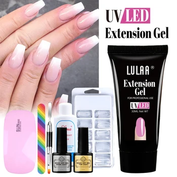

Crystal Extension Glue Set Bottom Glue Seal Nail Extension Finger Extension Glue DIY Nail Art Kit