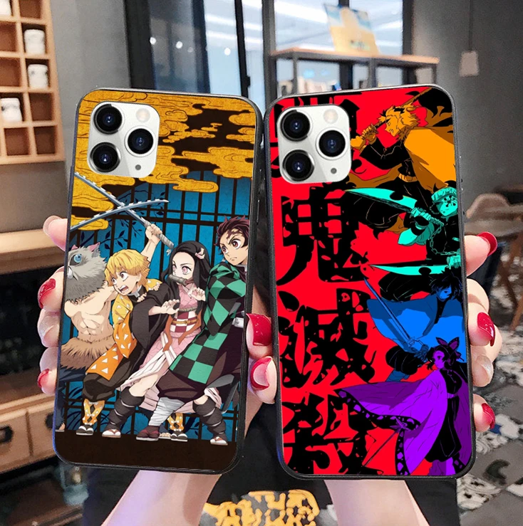 Чехол для телефона с японским аниме демоном Slayer iPhone 11Pro Max SE2020 5 SE 6 7 8Plus MAX Xr Xs X Kimetsu no