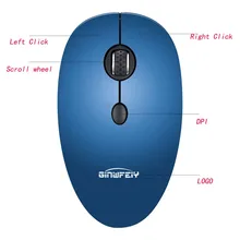 2,4 ГГц мини беспроводная мышь 3 кнопки 1600 dpi оптическая Бесшумная мышь для ПК ноутбука Оптическая мини мышь Бесшумная
