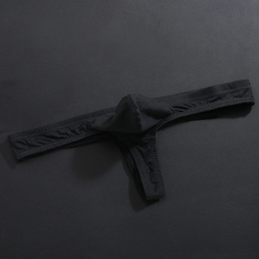 100% Brand New Men's Sexy Cotton Thong Underwear Low Rise Stretch  G-String T-Back Briefs  Men's Cotton Briefs ► Photo 2/6