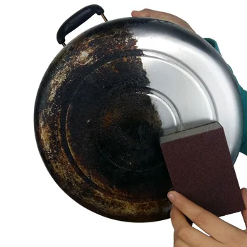 

Carborundum Sponge kitchen Cookware Cleaning Tool Magic Sponge for Descaling Removing Rust Kitchen Gadgets Accessories