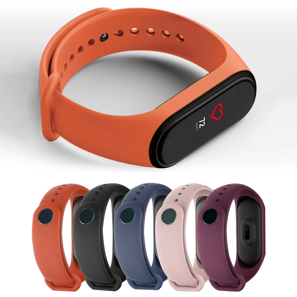 Smart Bracelet Strap Bracelet for Xiaomi Mi Band 5 4 3 Sport Strap Replacement Wristband MiBand 3 4 Band5 Wrist Strap