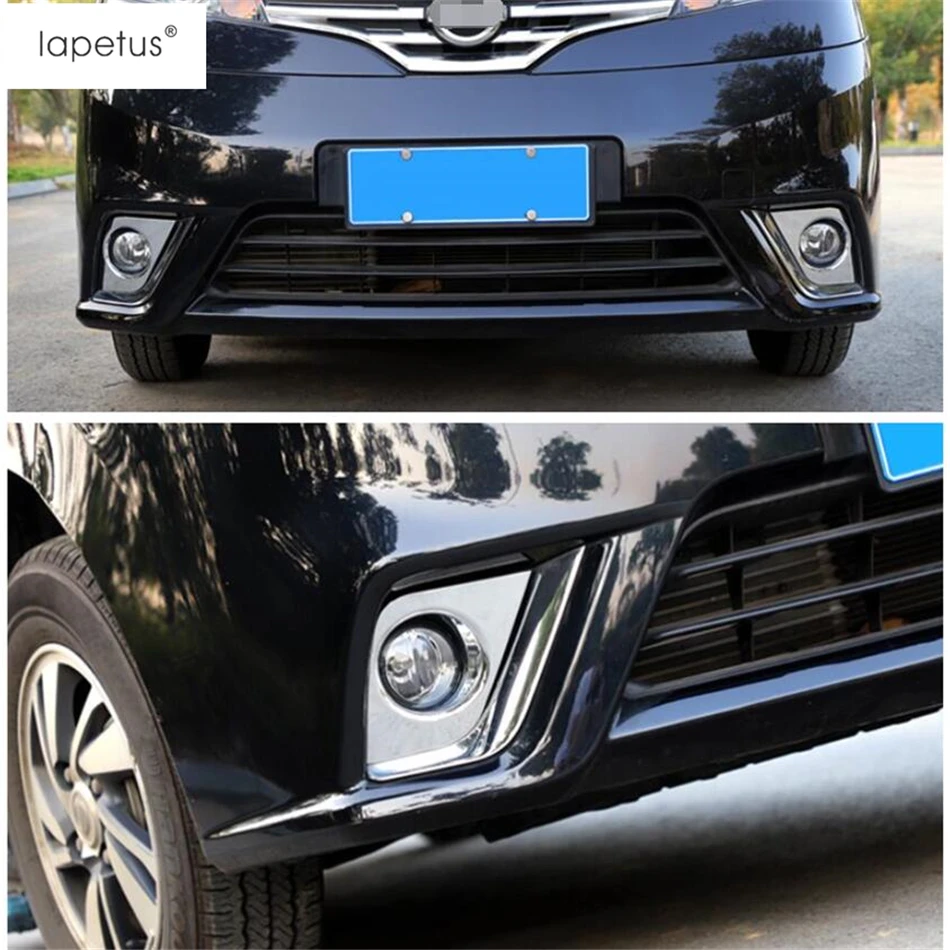 Аксессуары Lapetus подходят для Nissan NV200 Evalia- ABS хромированные передние противотуманные фары противотуманная фара рамка формовочная крышка комплект