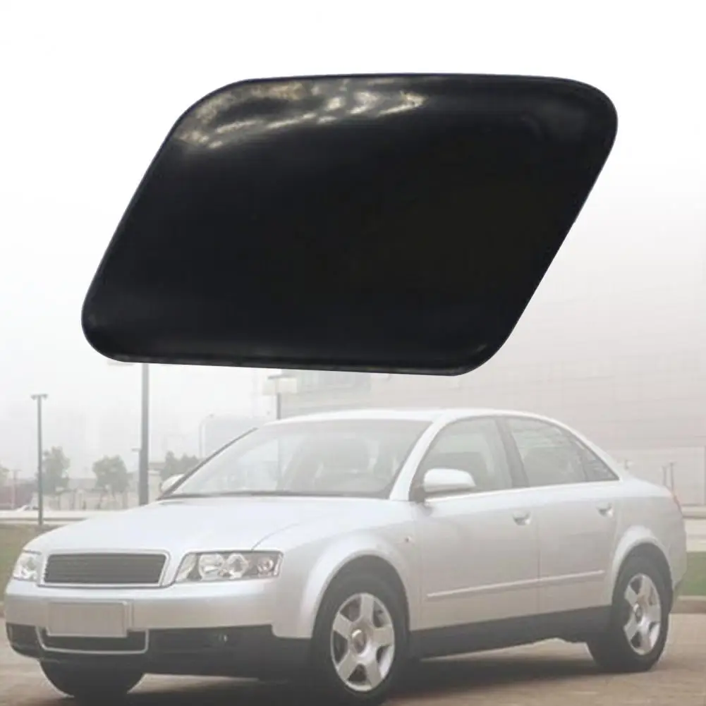 

Headlight Washer Cover ABS Left Driver Side Replacement Black O E 8E0955275D Dedicated Headlight Washer Cap for Audi A4B6 01-05