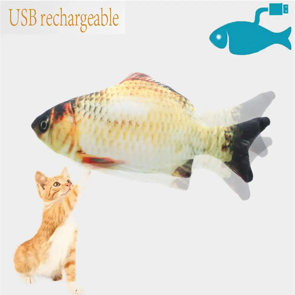 Interactive Cat Fish Toy