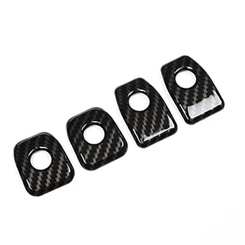 

Carbon Fiber Interior Door Lock Pin Knob Ring Sticker Button Trim Cap Cover Car Accessories for X5 X6 F15 F16 2014-2018