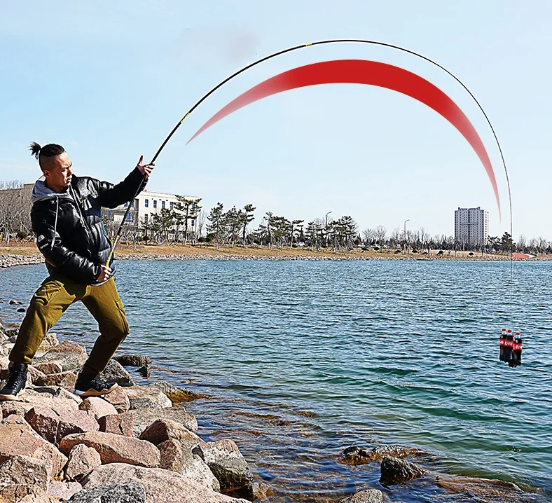 28/19 Tune Karpfen Angelrute Hand Olta Carbon Fiber Angeln Canne De Pesca Angeln Getriebe 3,6 m-6,3 m Super Harte Taiwan Angelrute – Detail 6