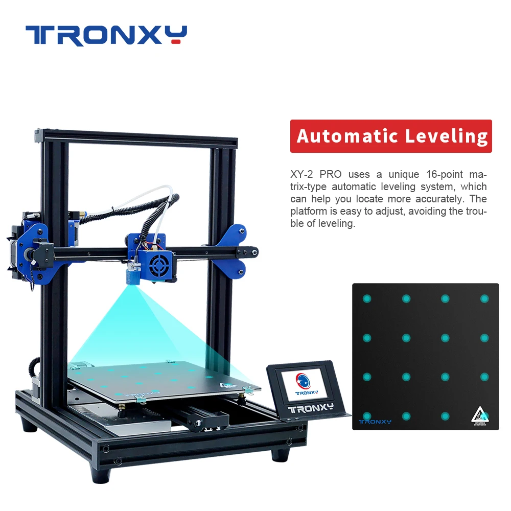 3D принтер TRONXY XY 2 PRO устройство для объемной печати Высокая точность сенсорный