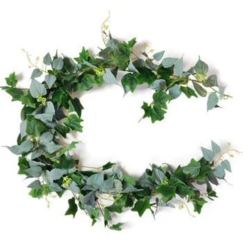 

1*Lvy Leaves Garland Artificial Rattan Vine Wreath Foliage Home Decoration 190cm Wedding Birthday Party Favors Decorations