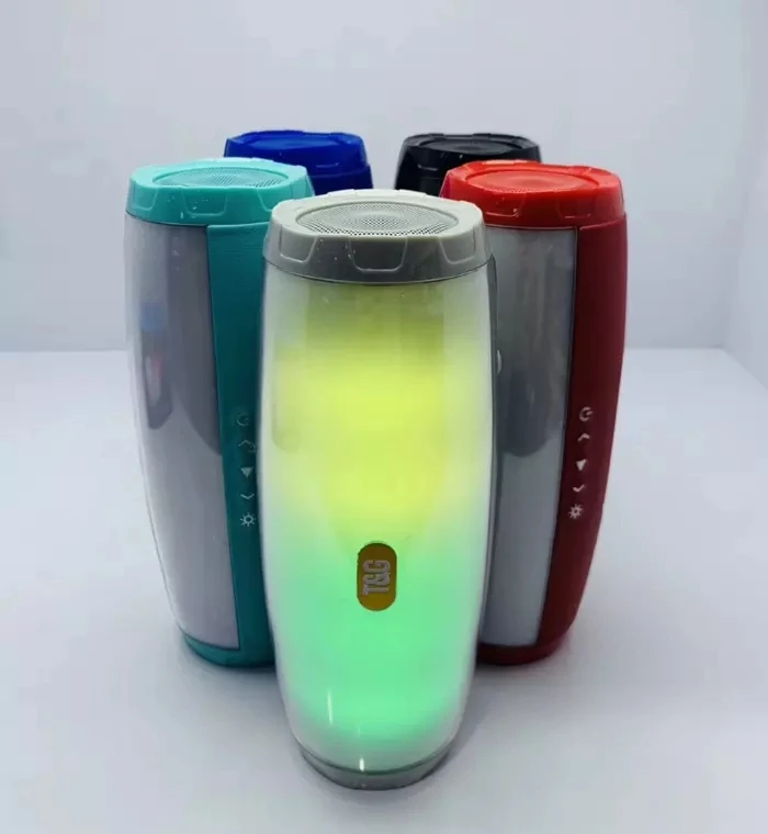 Fm-радио TF карта USB TG-165 Музыка Мини Bluetooth динамик с аудио выходом светодиодный свет открытый Bluetooth аудио сабвуфер
