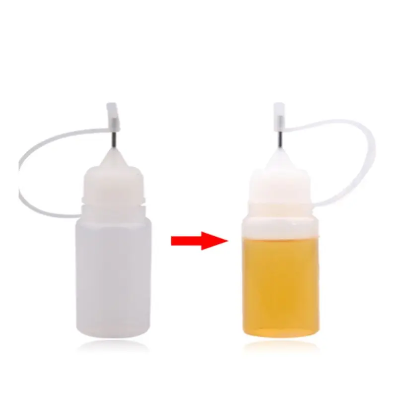 

5 X50 ml Empty Plastic Squeeze Liquid Dropper Bottle With Metal Needle For Vape Electronic Cigarette