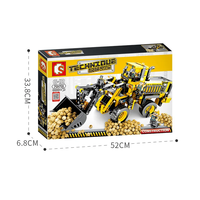 

Baby Semp 701800 Science And Technology Series Mechanical Password Lifting Machine Bulldozer Small Particles Educational Assembl