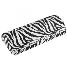 Мягкая подушка для рук в полоску зебры, подушка для дизайна ногтей, маникюрный спонж, подставки для рук, держатель, инструменты для ногтевого салона