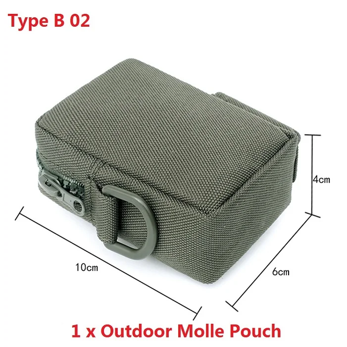 Type B Molle Pouch 2 Передняя+ Задняя сумка Поддержка винтовка с песком без песка снайперская мишень стенд принадлежности для охотничьего ружья 600D ткань Оксфорд с песком - Цвет: Type B Molle Pouch 2