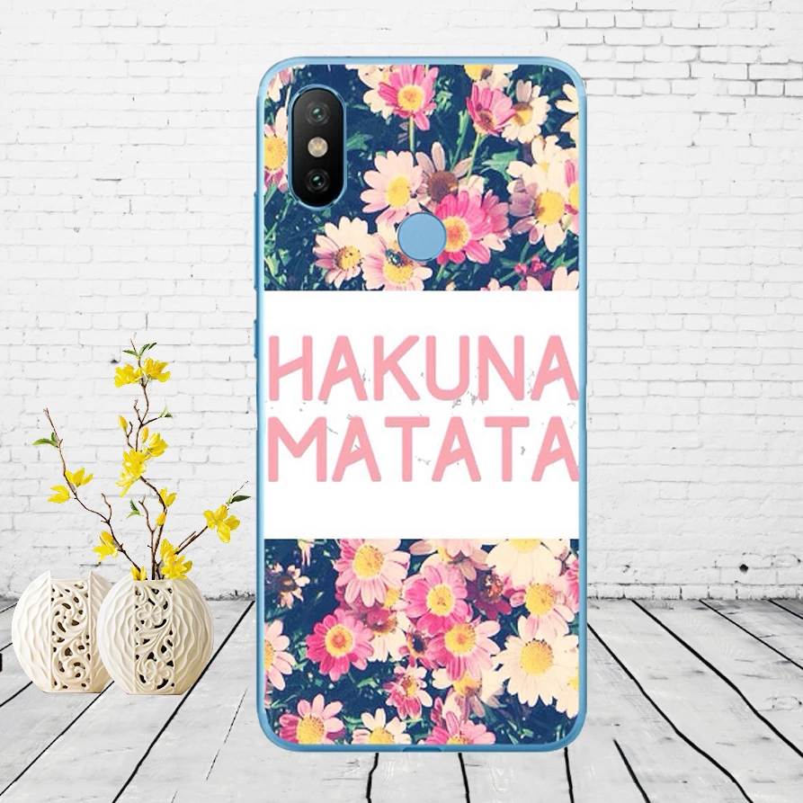 Мягкий силиконовый чехол для Xiao mi Red mi 6 6a mi 8 a2 lite note 5 6 pro 7, 103DD hakuna matata The Lion King - Цвет: 9