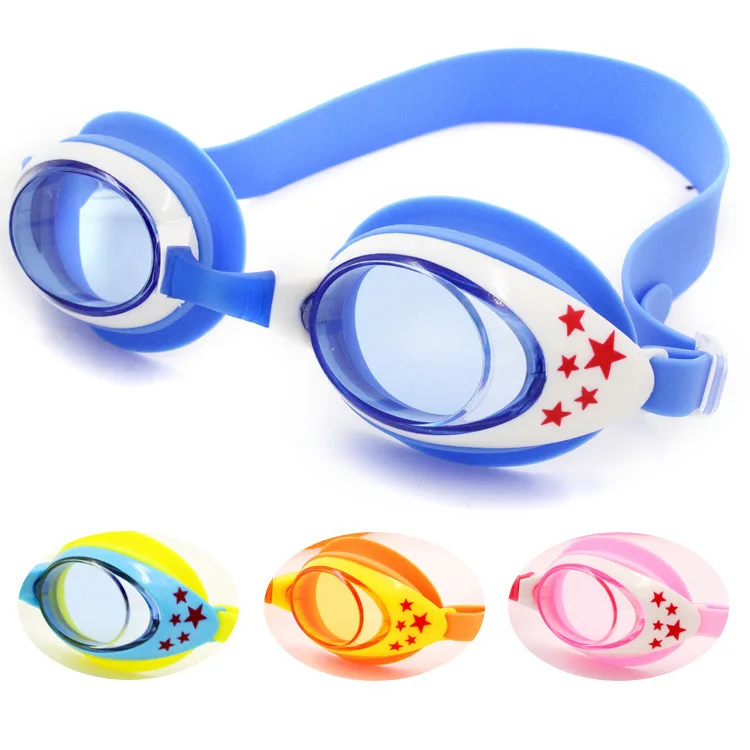 

New Style Children's Large Face Frame Swimming Goggles Antifog Waterproof Nordic Style Silicone Boys Universal Swimming Goggles