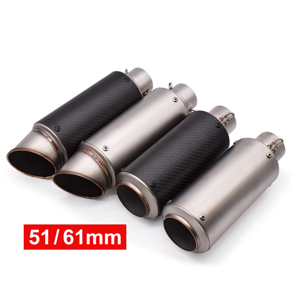 

For Kawasaki Z650 Z900 Z80 z 1000 sx z1000 sx gtr 1400 Universal 51mm 61mm modified motorcycle exhaust pipe with DB Killer