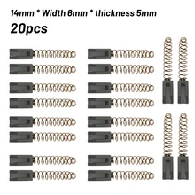 

10 Pairs Carbon Brush Air Carbon Brush For Triac S/PID Hot Air Welding Gun/plastic Welding Machine Motor 14mm * 6mm * 5mm