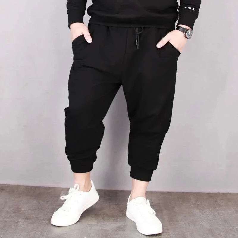 

spring summer men casual sweatpants big sales cheap plus size 6XL 7XL 8XL loose Breathable elasticity sports pants