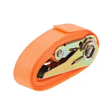 1 PC Porable Heavy Duty Tie Down Cargo Strap Luggage Lashing Strong Ratchet Strap Belt With Metal Buckle