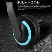 Bluetooth стерео кошачьи наушники мигающие светящиеся кошачьи наушники игровая гарнитура наушники 7 цветов светодиодный свет для ноутбука