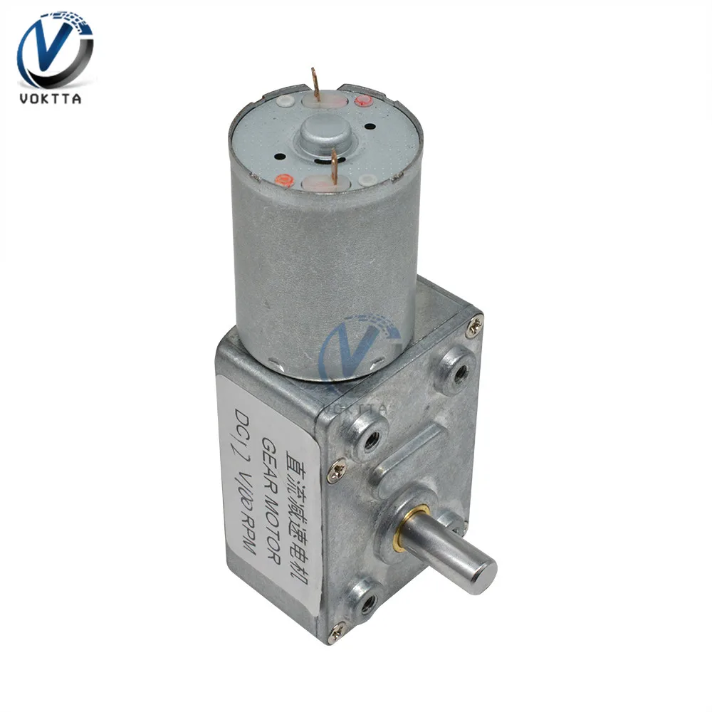

4632-370 DC Gear Motor 12V 100RPM High Torque Low Speed Controller Reduction Electric Motor Linear Actuator for Toys