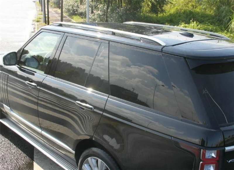 Для крыши стеллажи для выставки товаров Чемодан барная стойка для Land Rover Range Rover 2013 15 Высокое качество алюминиевого сплава автомобильный аксессуар