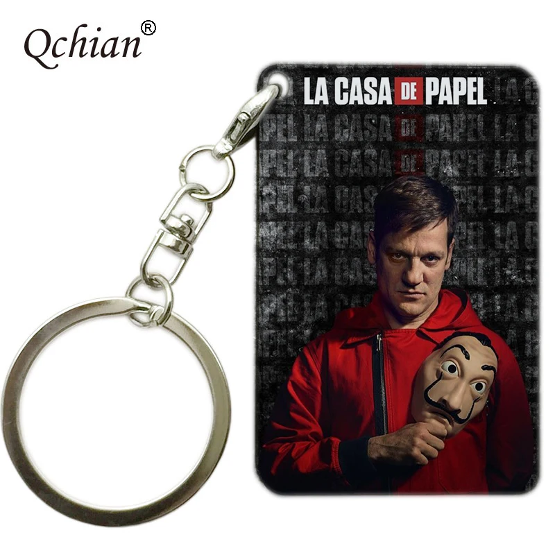 ТВ шоу House Of paper брелки для ключей деньги кража брелок La casa de papel chaviro для женщин и мужчин модные ювелирные изделия bella ciao музыкальная шкатулка