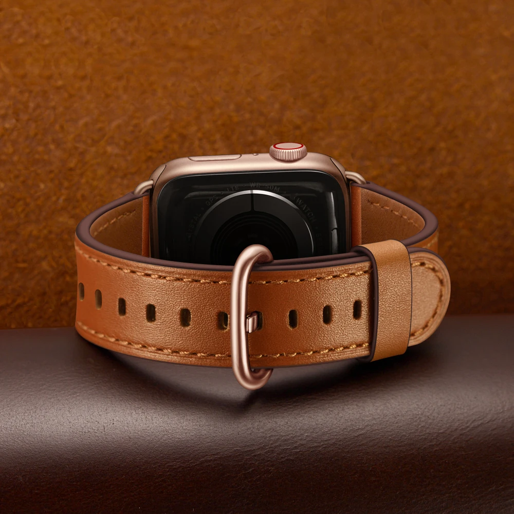 Кожаный ремешок для часов Apple Watch iwatch 38 мм 42 40 44 5 4 3 2 1|Ремешки часов| |