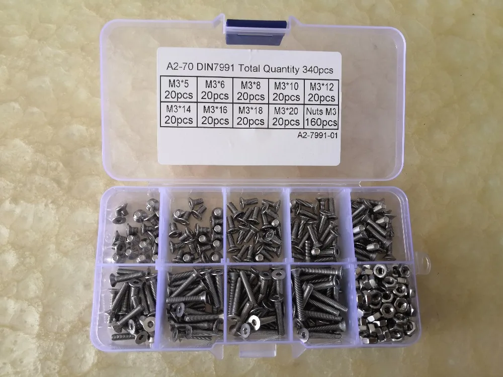 340pcs DIN7991 KIT-1