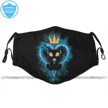 

Kingdom Hearts Mouth Face Mask Ice Cream Heartless Facial Mask Fashion Cool with 2 Filters for Adult