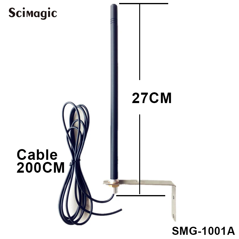 

433Mhz Antenna 433 MHz Antena for Gate Garage Radio Signal Booster Wireless Repeater,433.92mhz Gate Control Antenna Up to 250m