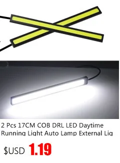 2 предмета 17 см COB DRL светодиодный дневного Фара Внешнее освещение для Универсальный Автомобильный Водонепроницаемый дневной свет баров