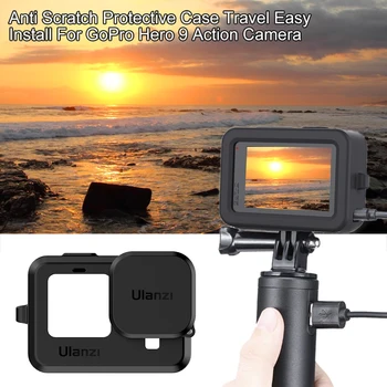 

Solid With Lanyard Easy Install Silicone Sleeve Dustproof Travel Anti Scratch Protective Case For GoPro Hero 9 Action Camera
