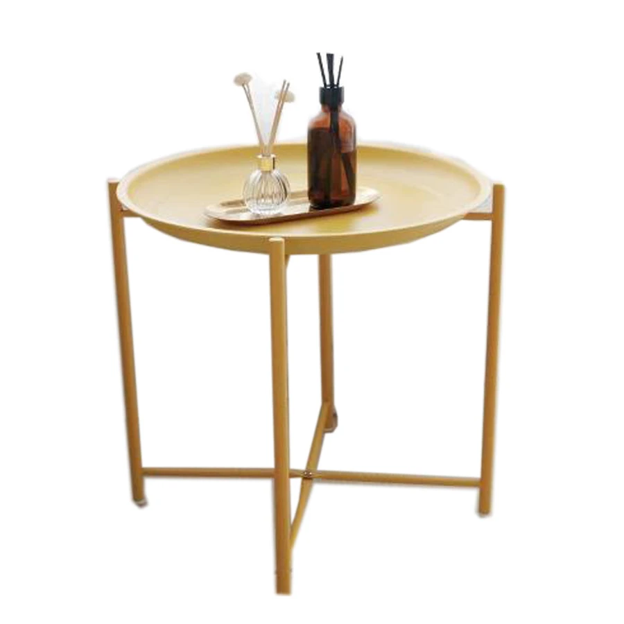 

Modern Tea Coffee Table Simple And Easy Wind Small Fresh Furniture Sofa Edge Balcony Bedside Cupboard Angle Several Ins Desk